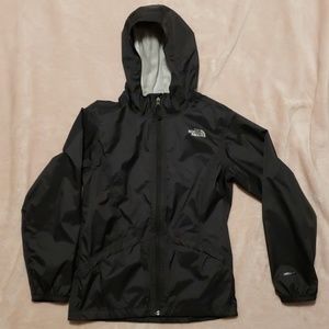 🌧Girls North Face Black Rain Jacket
